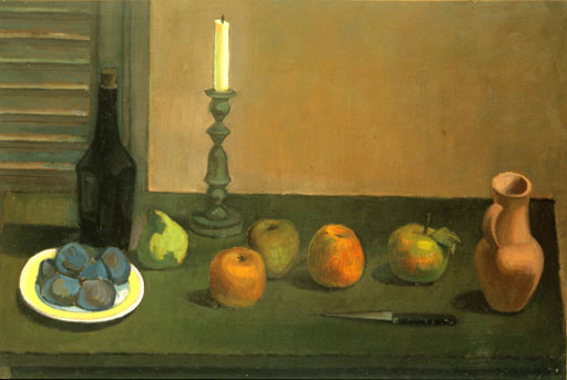 Henri Jannot - Huile sur toile - Les fruits 1947